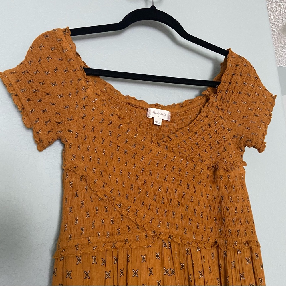 Altar’d State Golden Yellow Jumpsuit